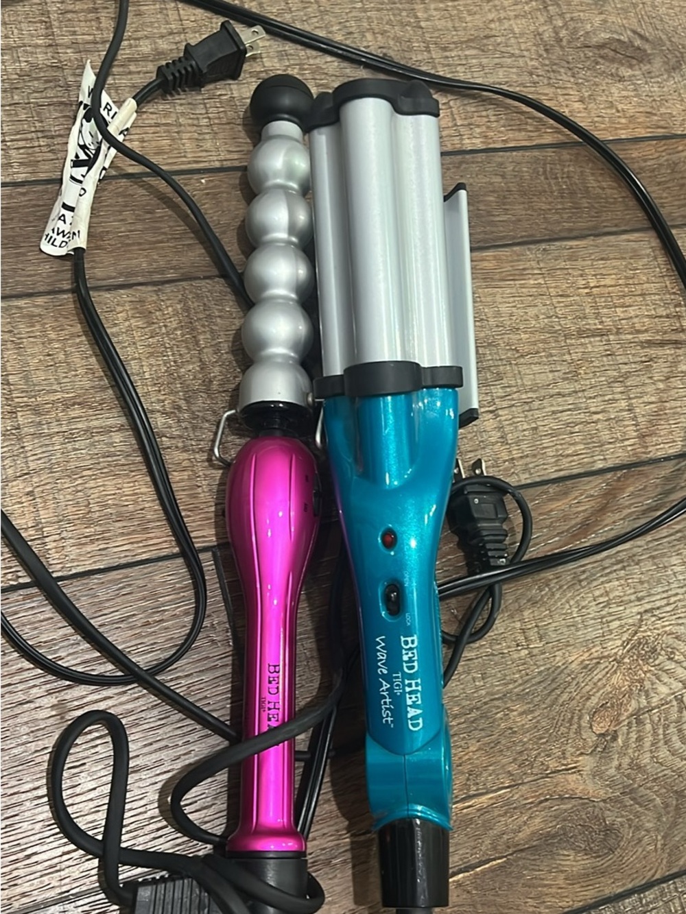 Bed Head Waver + Curling Tool - Teal & Pink
